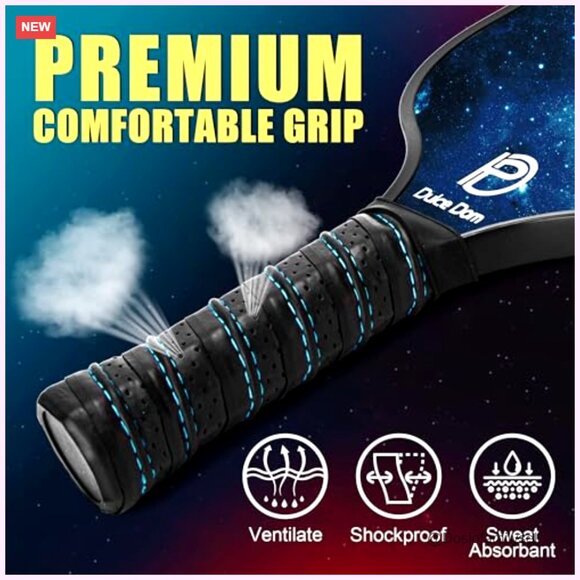 Pickleball Paddles Set of 4 with Balls and Bag USAPA Approved Training Equipment - Picture 3 of 6